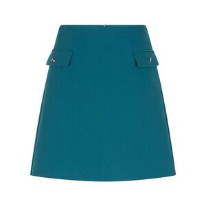 NWT ESQUALO ESTÉE Teal Mini Skirt